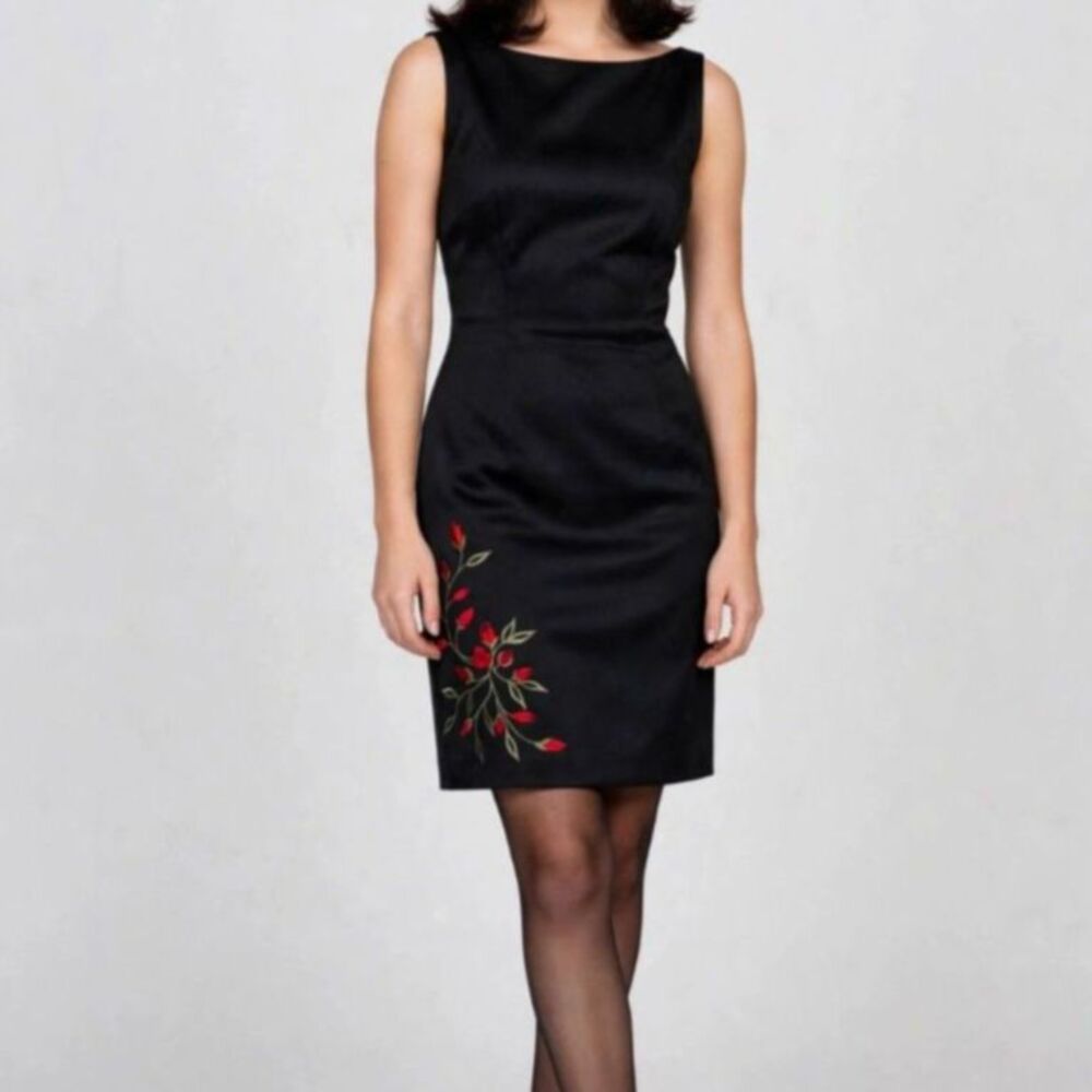 90s Vintage NWT Laundry by Shelli Segal Little Black Dress Rare Size 6